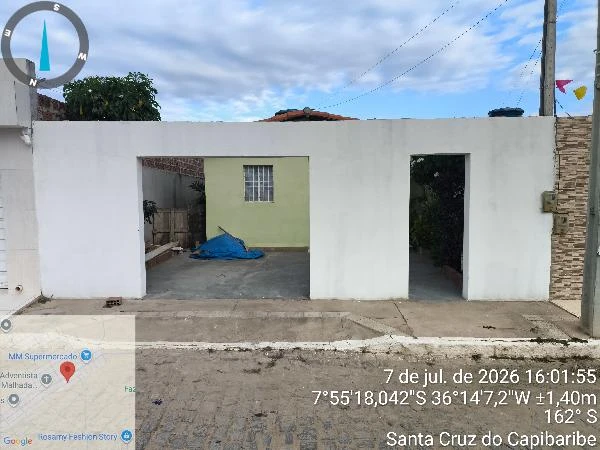 Casa com 2 Quartos em Santa Cruz do Capibaribe/PE em Santa Cruz Do Capibaribe - Pernambuco