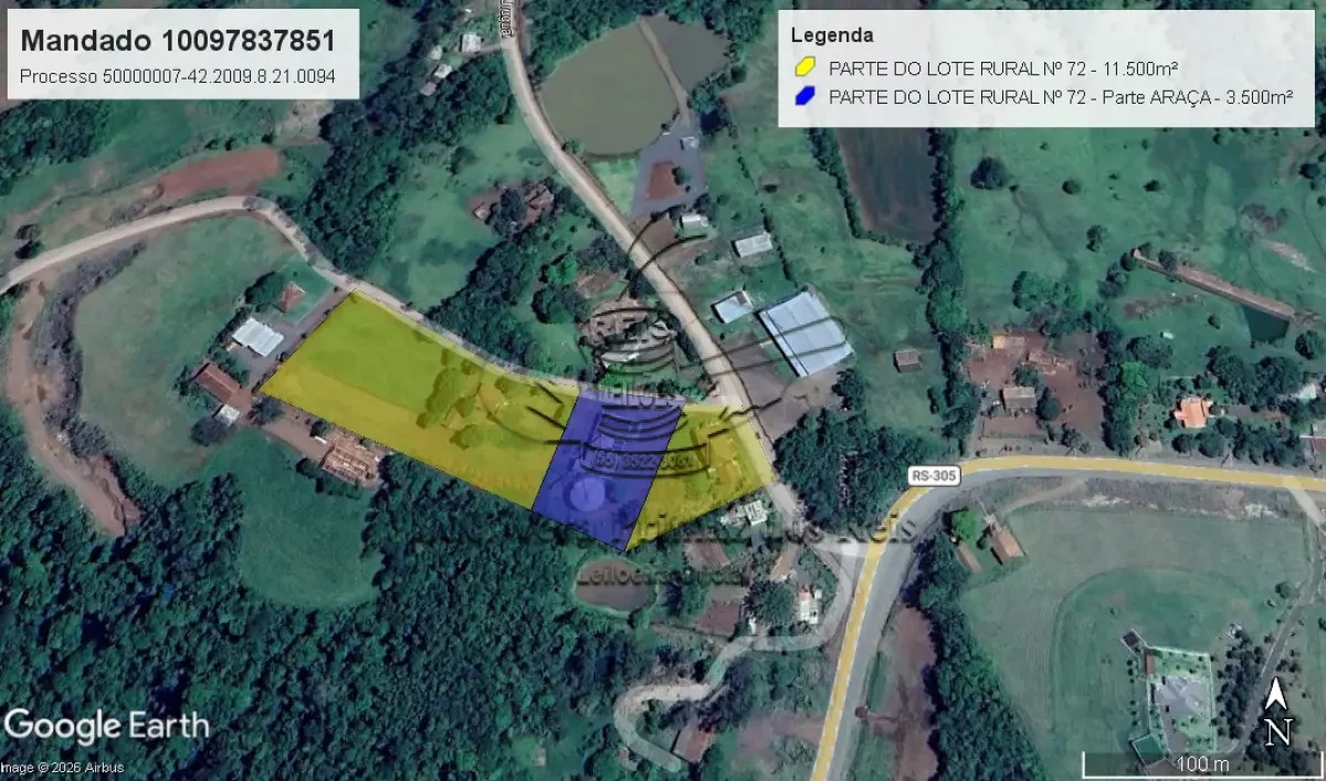 Terreno Terreno rural com fração de 15.000m² em Crissiumal/RS em Crissiumal - Rio Grande do Sul
