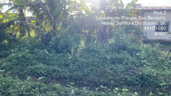 Terreno no Loteamento Parque Sao Benedito em Nossa Senhora do Socorro/SE em Nossa Senhora Do Socorro - Sergipe