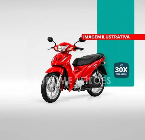 Honda Biz 125 ES Biz 125 ES 2013 Vermelha Automática em Araçatuba - São Paulo