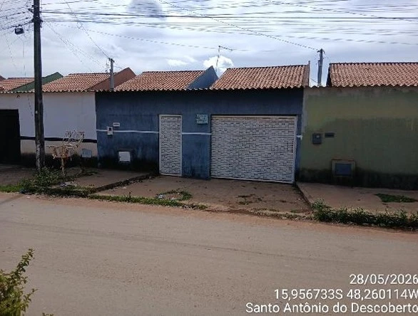 Casa com 2 Quartos em Santo Antonio do Descoberto/GO em Santo Antonio Do Descoberto - Goiás