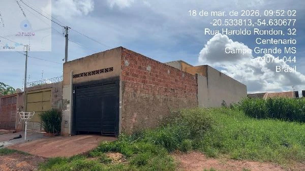 Casa com 2 Quartos em Campo Grande/MS em Campo Grande - Mato Grosso do Sul