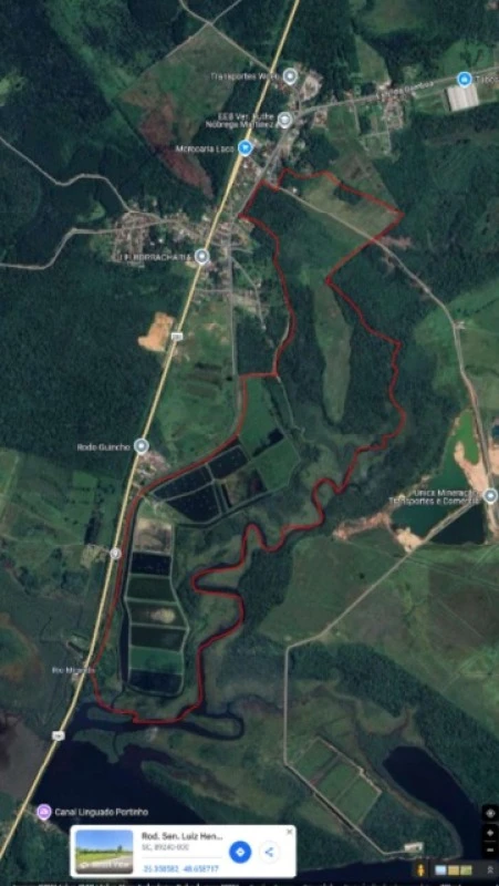 Terreno no BR 280 em São Francisco do Sul/SC em São Francisco Do Sul - Santa Catarina