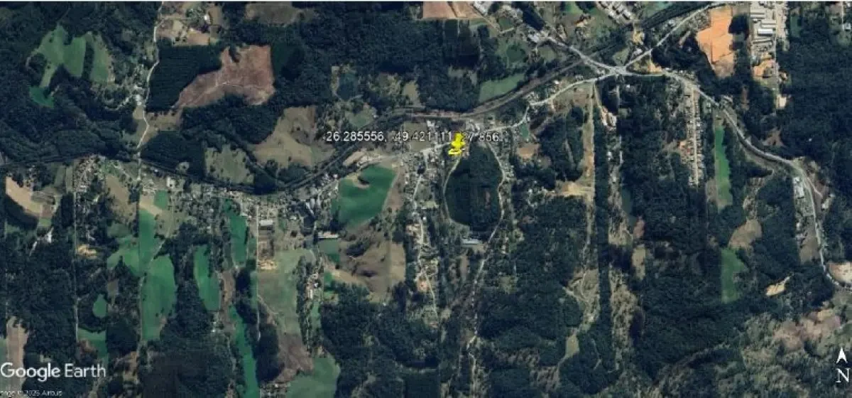 Terreno com 793m² em São Bento do Sul/SC em São Bento Do Sul - Santa Catarina
