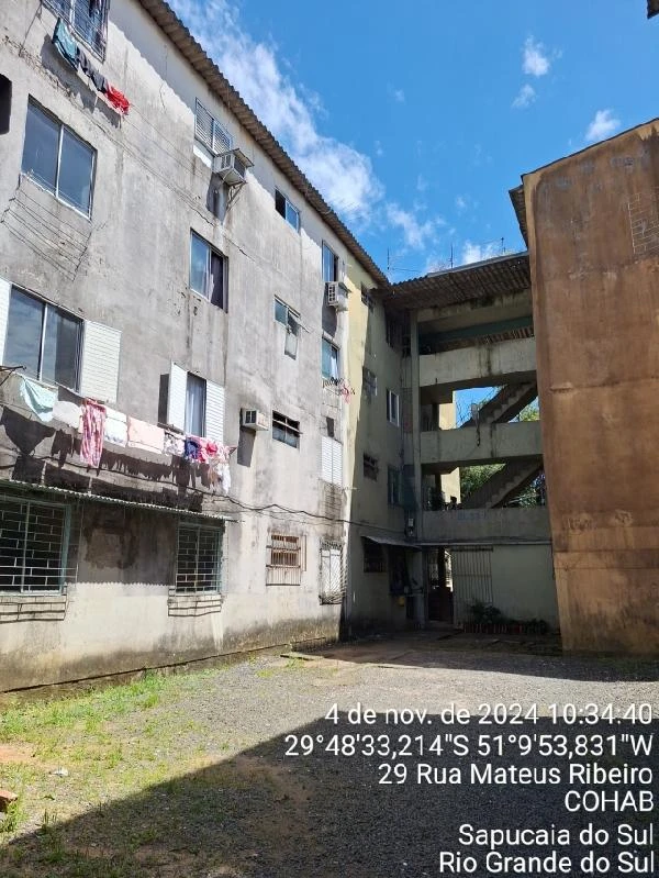 Apartamento de 38m² com 2 Quartos no Conjunto Presidente João Goulart em Sapucaia Do Sul - Rio Grande do Sul