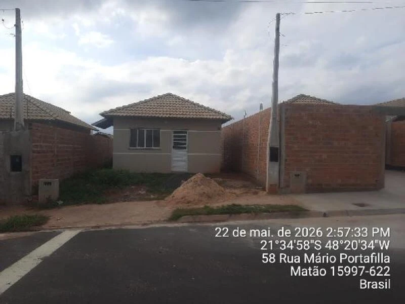 Casa com 2 Quartos em Matão/SP em Matão - São Paulo