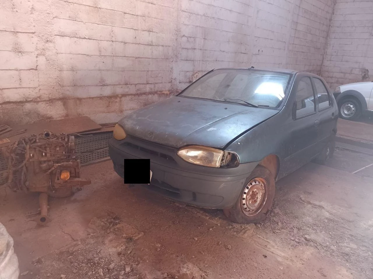 Fiat Palio EX 1998/1999 Verde Gasolina em Guaíra - São Paulo