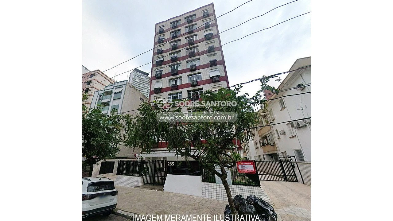 Apartamento com 2 Dormitórios em Santos/SP em Santos - São Paulo