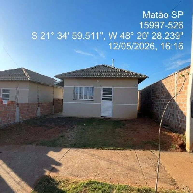 Casa com 2 Quartos em Matão/SP em Matão - São Paulo