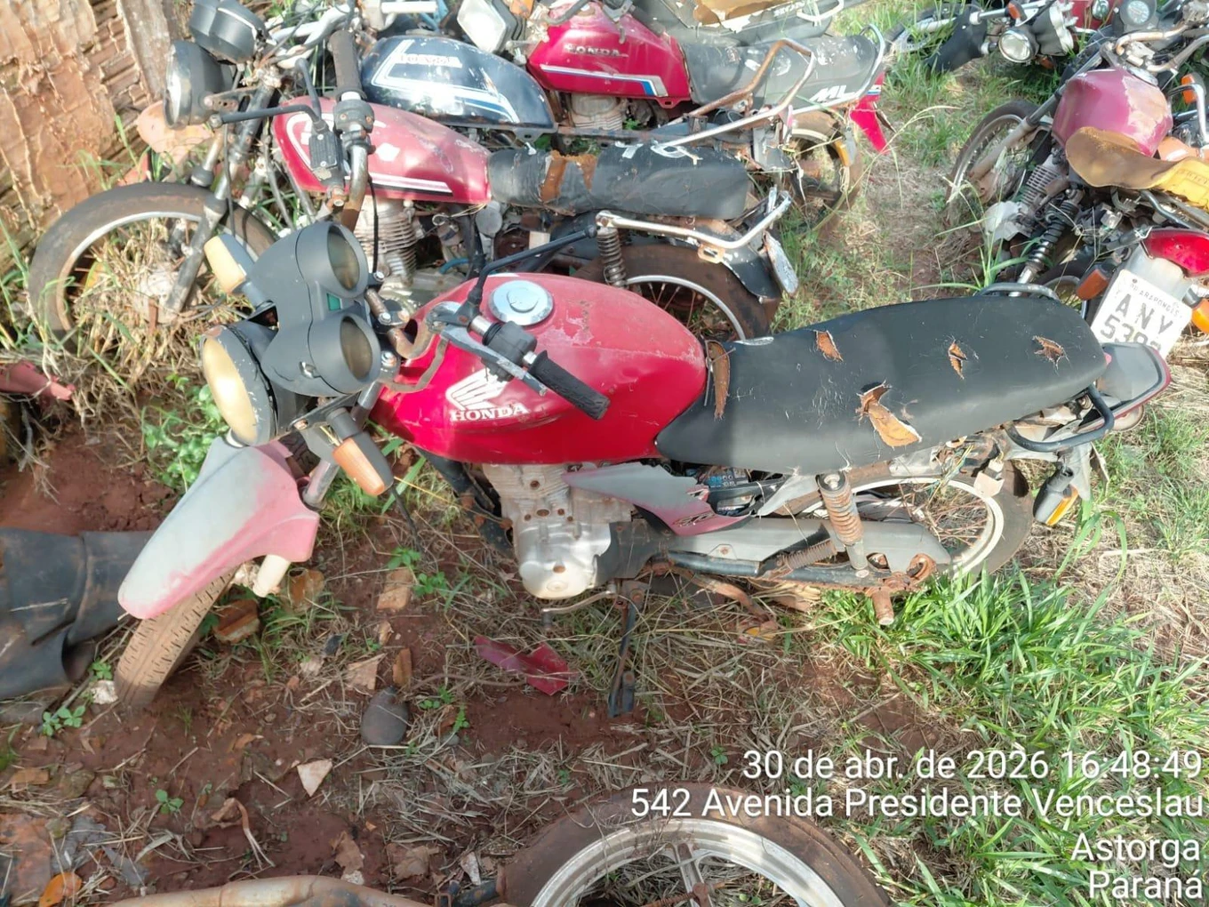 Honda CG 150 Titan KS Titan KS Vermelha em Astorga - Paraná