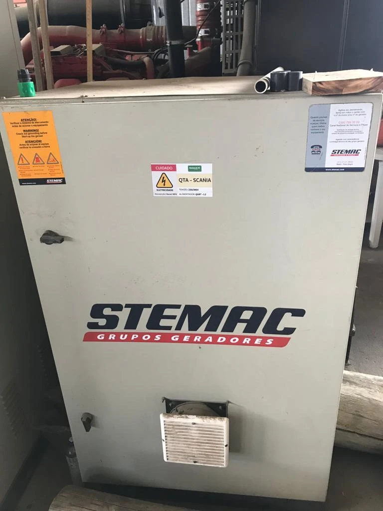 Stemac Grupo Gerador 700 kVA Standby 635 kVA Prime Scania em Papanduva - Santa Catarina