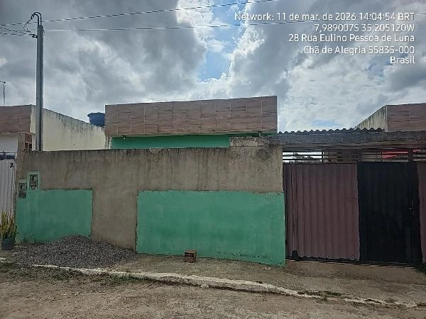 Casa com 3 Quartos em Cha de Alegria/PE em Cha De Alegria - Pernambuco