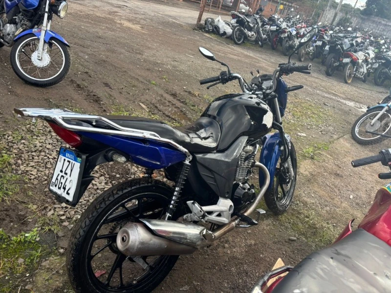 Honda CG 160 Titan Titan 2020 Azul Flex Manual em Caxias Do Sul - Rio Grande do Sul