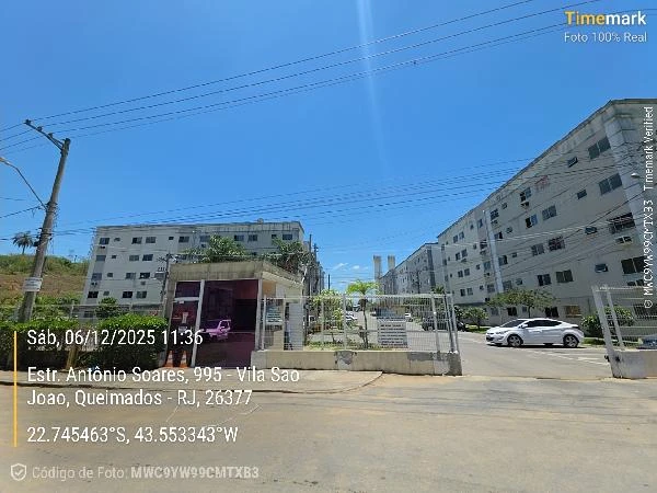 Apartamento com 2 Quartos em Queimados/RJ em Queimados - Rio de Janeiro