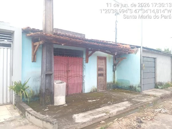 Casa com 2 Quartos em Santa Maria do Pará/PA em Santa Maria Do Para - Pará