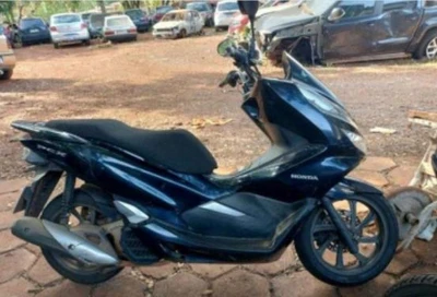 Honda PCX 150 2019 Azul Sucata em Cascavel - Paraná