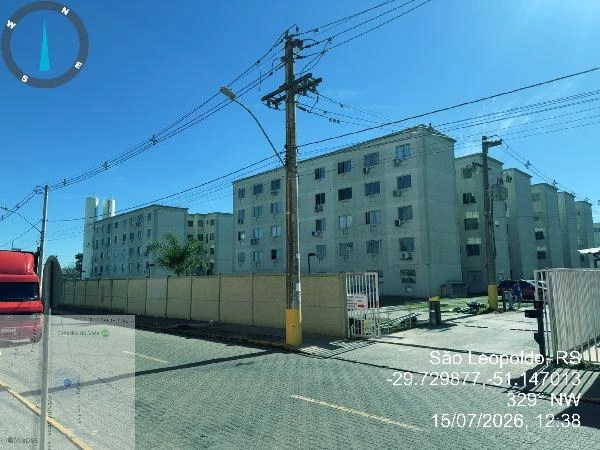 Apartamento com 2 Quartos e 1 Vaga em São Leopoldo/RS em Sao Leopoldo - Rio Grande do Sul