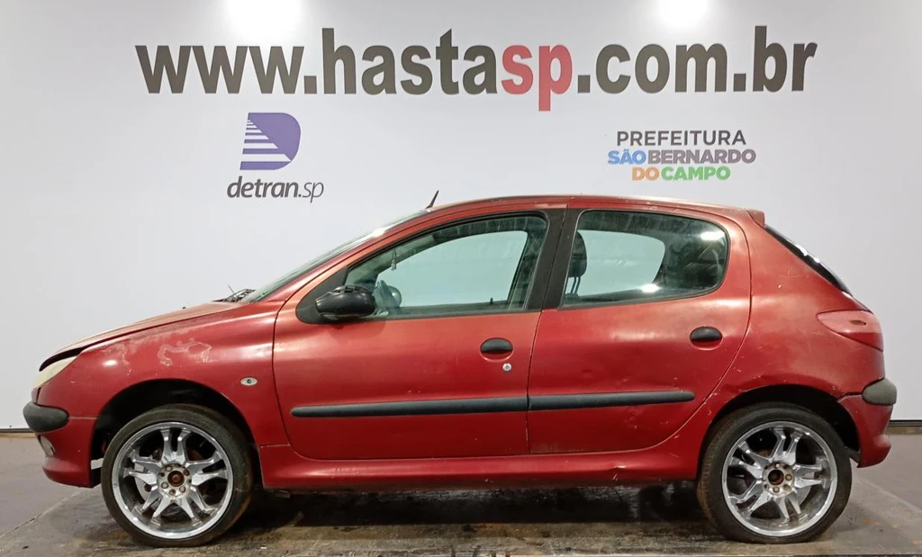 Peugeot 206 Selection 2001 Vermelha em Casa Branca - São Paulo