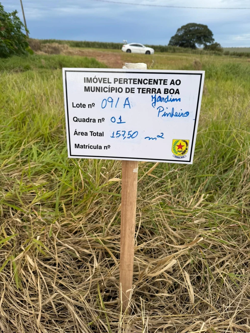 Terreno Lote 091 A, Quadra 01 em Terra Boa/PR em Terra Boa - Paraná