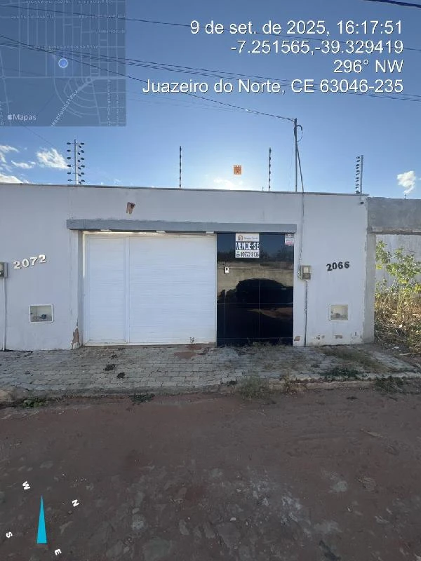 Casa com 3 Quartos em Juazeiro do Norte/CE em Juazeiro Do Norte - Ceará