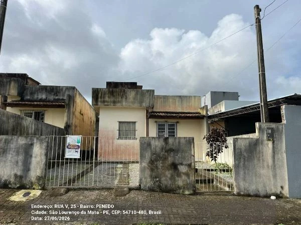 Casa com 2 Quartos em Penedo, São Lourenço da Mata/PE em Sao Lourenco Da Mata - Pernambuco