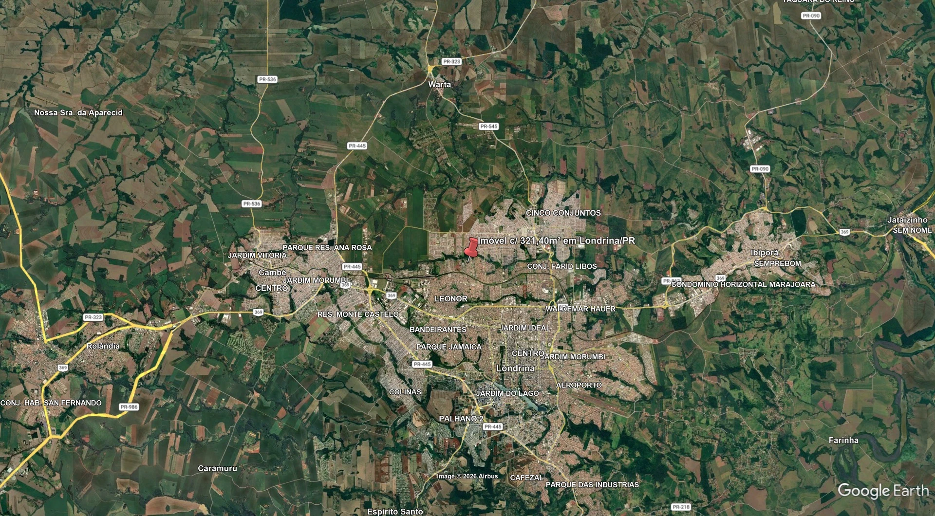 Terreno no Jardim Nova Olinda em Londrina/PR em Londrina - Paraná