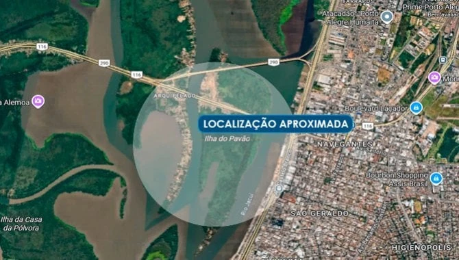 Terreno no Ilha do Pavão em Porto Alegre/RS em Porto Alegre - Rio Grande do Sul