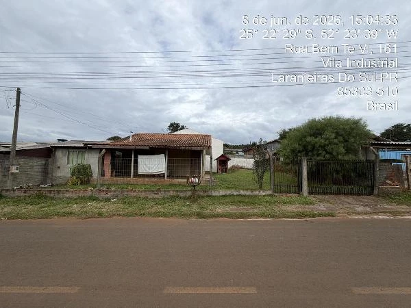 Casa com 2 Quartos em Laranjeiras do Sul/PR em Laranjeiras Do Sul - Paraná