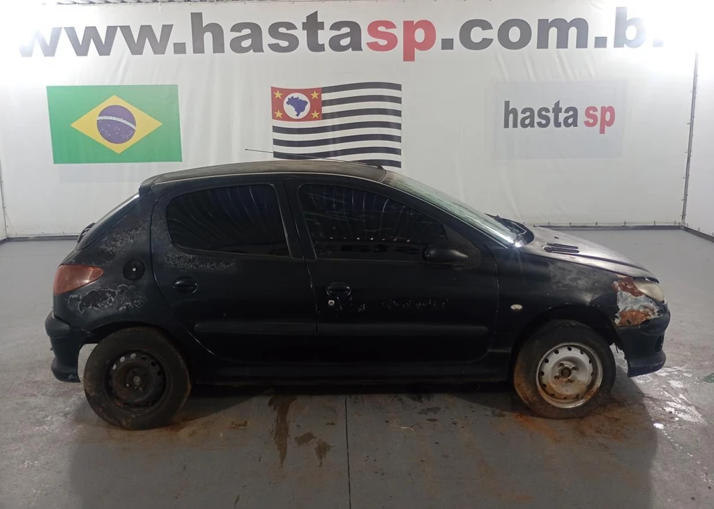 Peugeot 206 Presen FX 2007 2008 Preto em Casa Branca - São Paulo