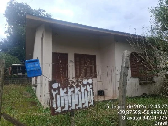 Casa com 2 Quartos em Gravataí/RS em Gravataí - Rio Grande do Sul