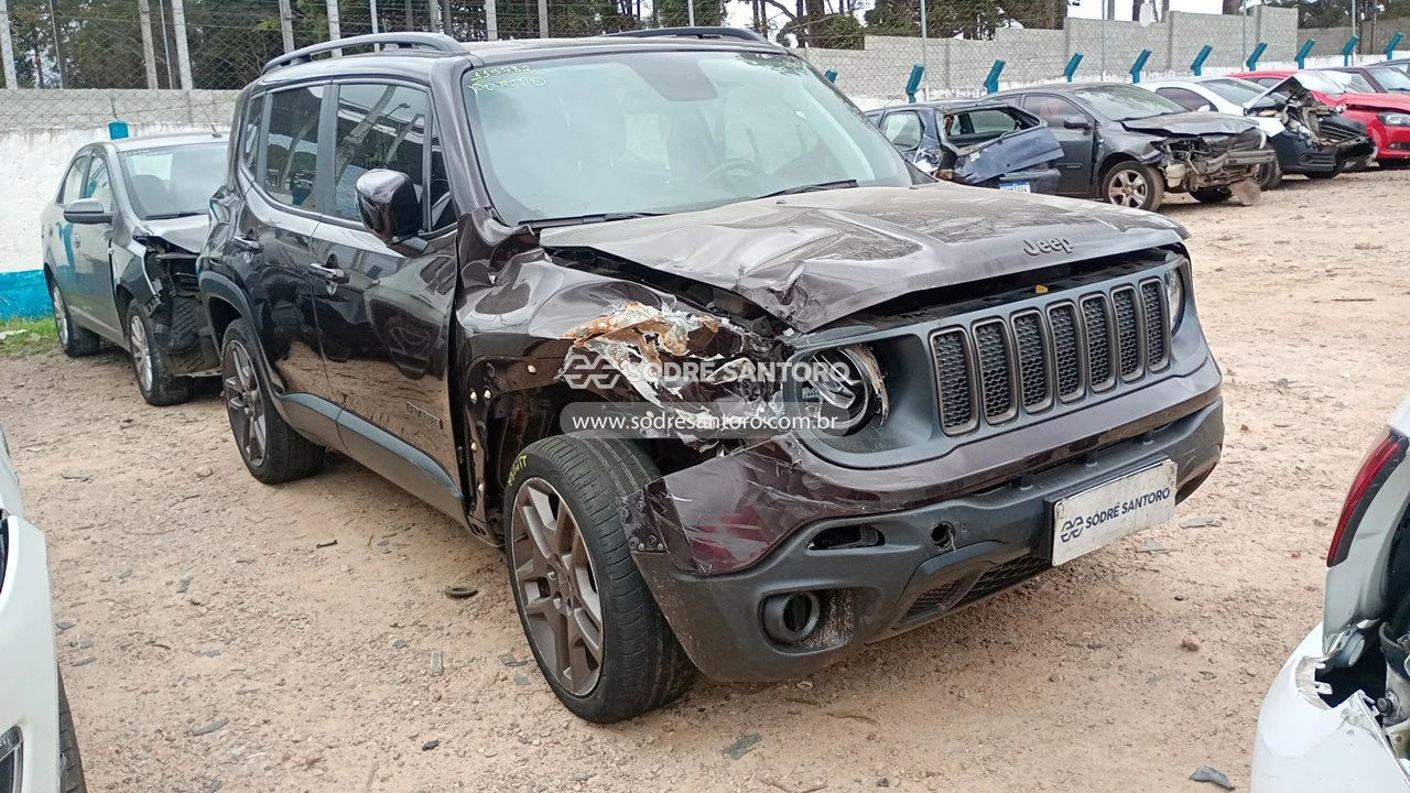 Jeep Renegade Limited 2020 Automático com Avarias Frontais em Curitiba - Paraná
