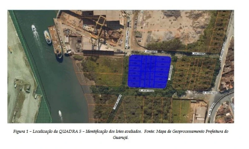 Terreno Quadra 5, Vila Lygia, Guarujá/SP em Guarujá - São Paulo