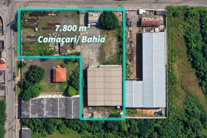 Terreno com 7.800 m² em Camaçari/BA em Camaçari - Bahia