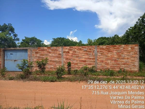 Terreno 225 m² em Varzea da Palma MG em Varzea Da Palma - Minas Gerais