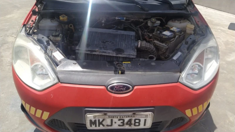 Ford Fiesta 2012 Hatch Vermelho em Major Vieira - Santa Catarina