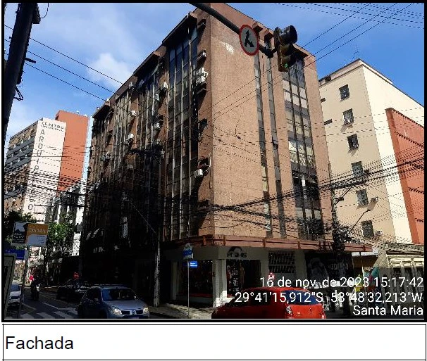 Sala Comercial de 214m² no Edifício Ouro Preto em Santa Maria - Rio Grande do Sul