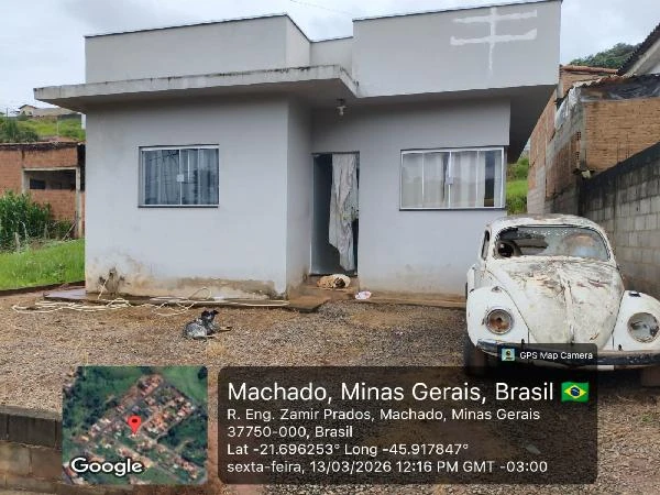 Casa com 2 Quartos em Machado/MG em Machado - Minas Gerais
