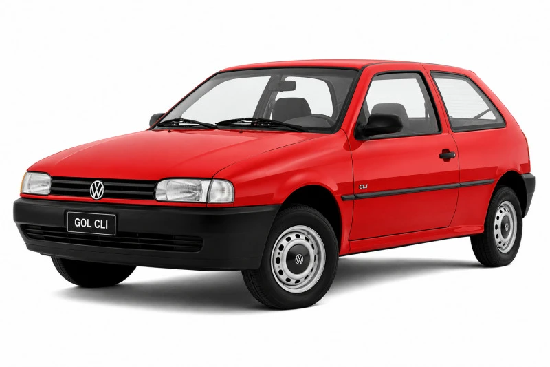 Volkswagen Gol Cli 1996 Vermelho Gasolina em São José Da Lapa - Minas Gerais