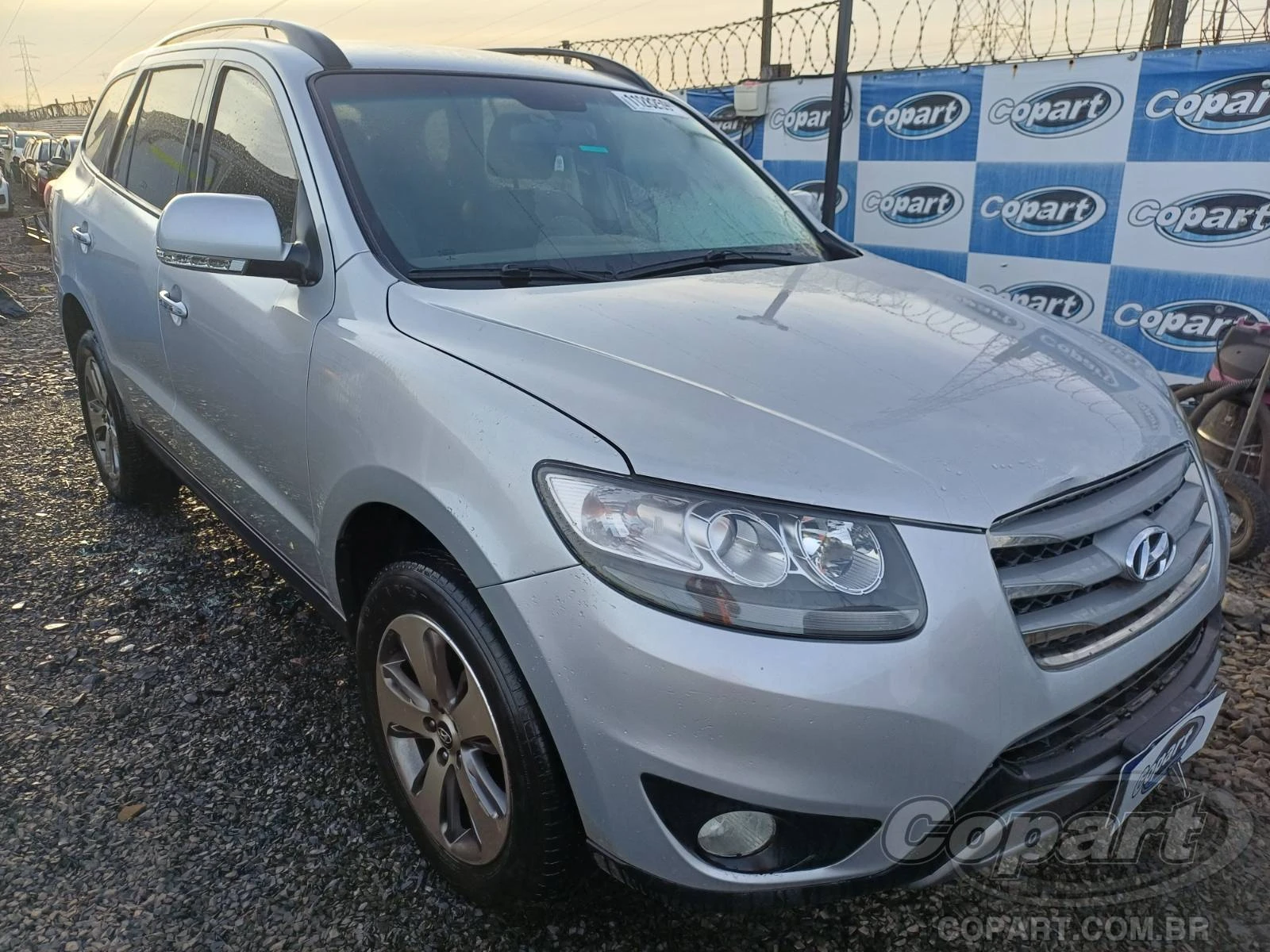 Hyundai Santa Fe GLS 2012 2.4 16V Gasolina Média Monta Enchente em Canoas - Rio Grande do Sul