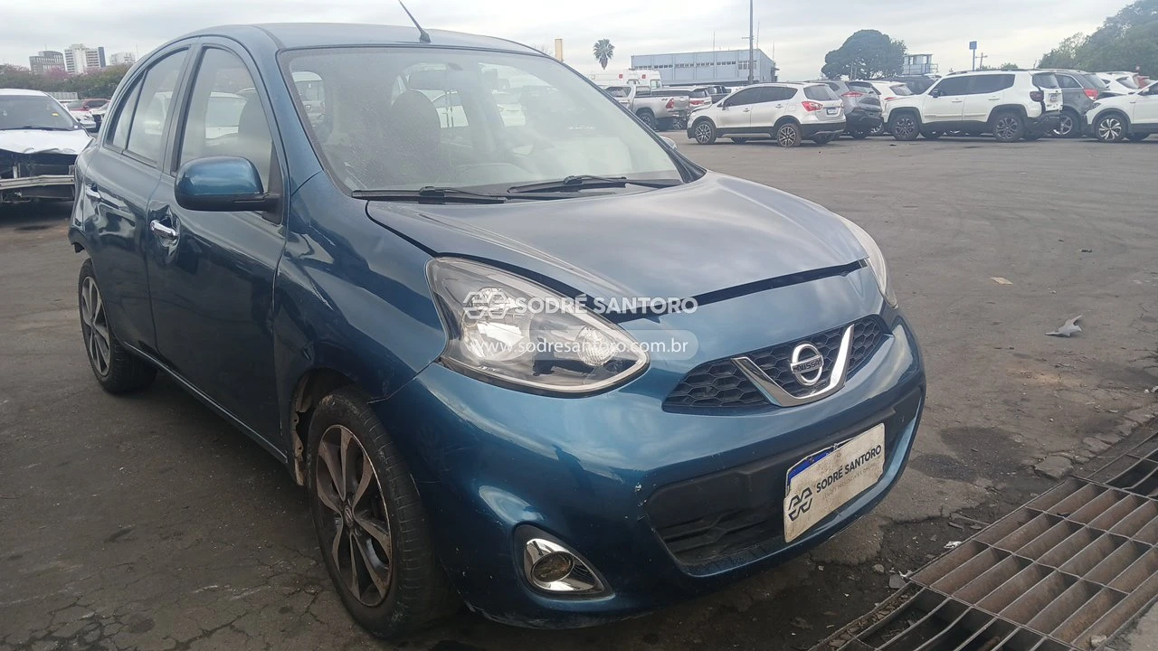 Nissan March 16SL 2015 1.6 Manual Azul