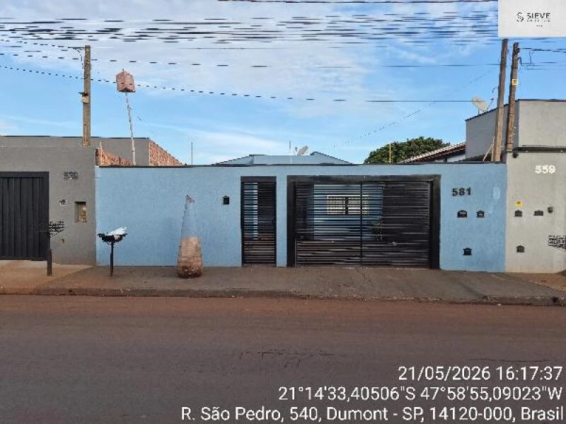 Casa com 2 Quartos em Dumont/SP em Dumont - São Paulo