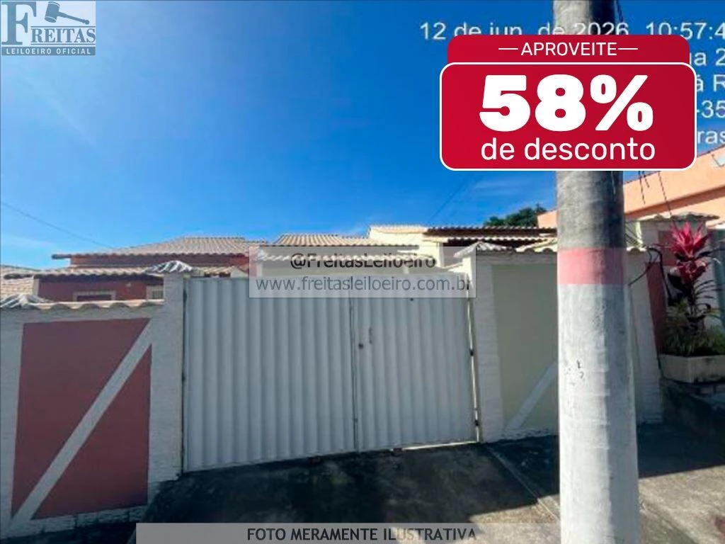 Casa com fração de terreno 1/3 em Maricá/RJ em Maricá - Rio de Janeiro