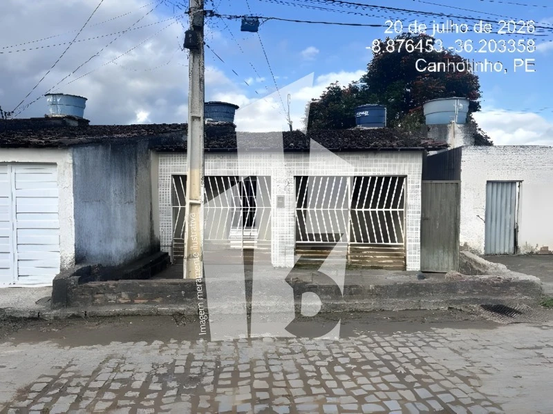 Casa com 3 Quartos em Canhotinho/PE em Canhotinho - Pernambuco