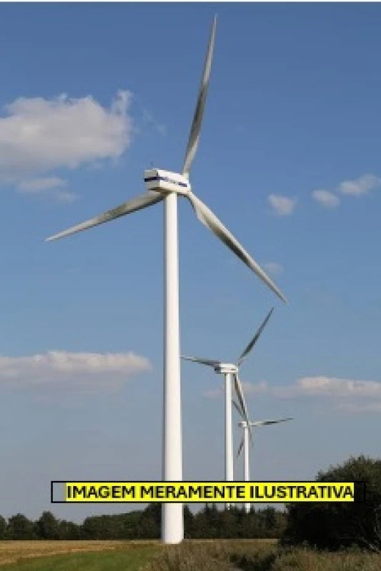 Terreno Estrutura em aço com turbina eólica em Guarujá/SP em Guarujá - São Paulo