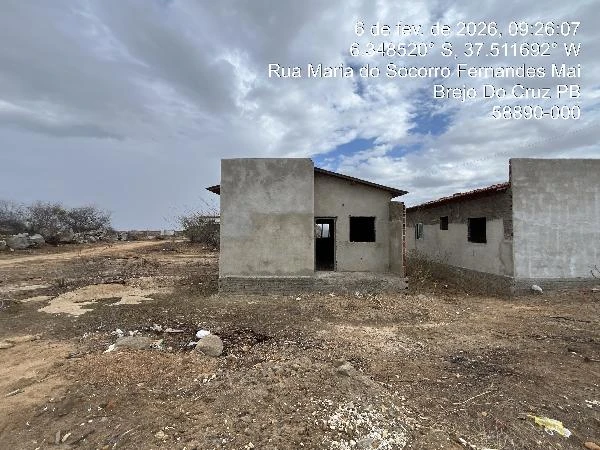 Casa com 2 Quartos em Brejo do Cruz/PB em Brejo Do Cruz - Paraíba