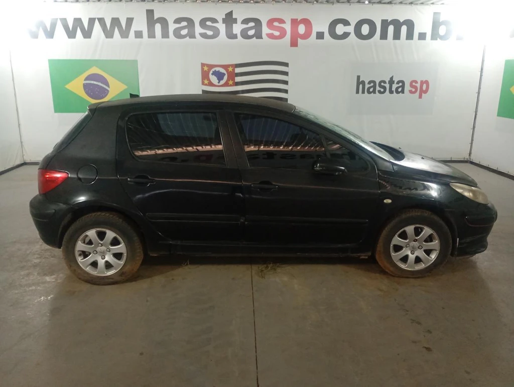 Peugeot 307 PK 2007/2008 Preto em Casa Branca - São Paulo