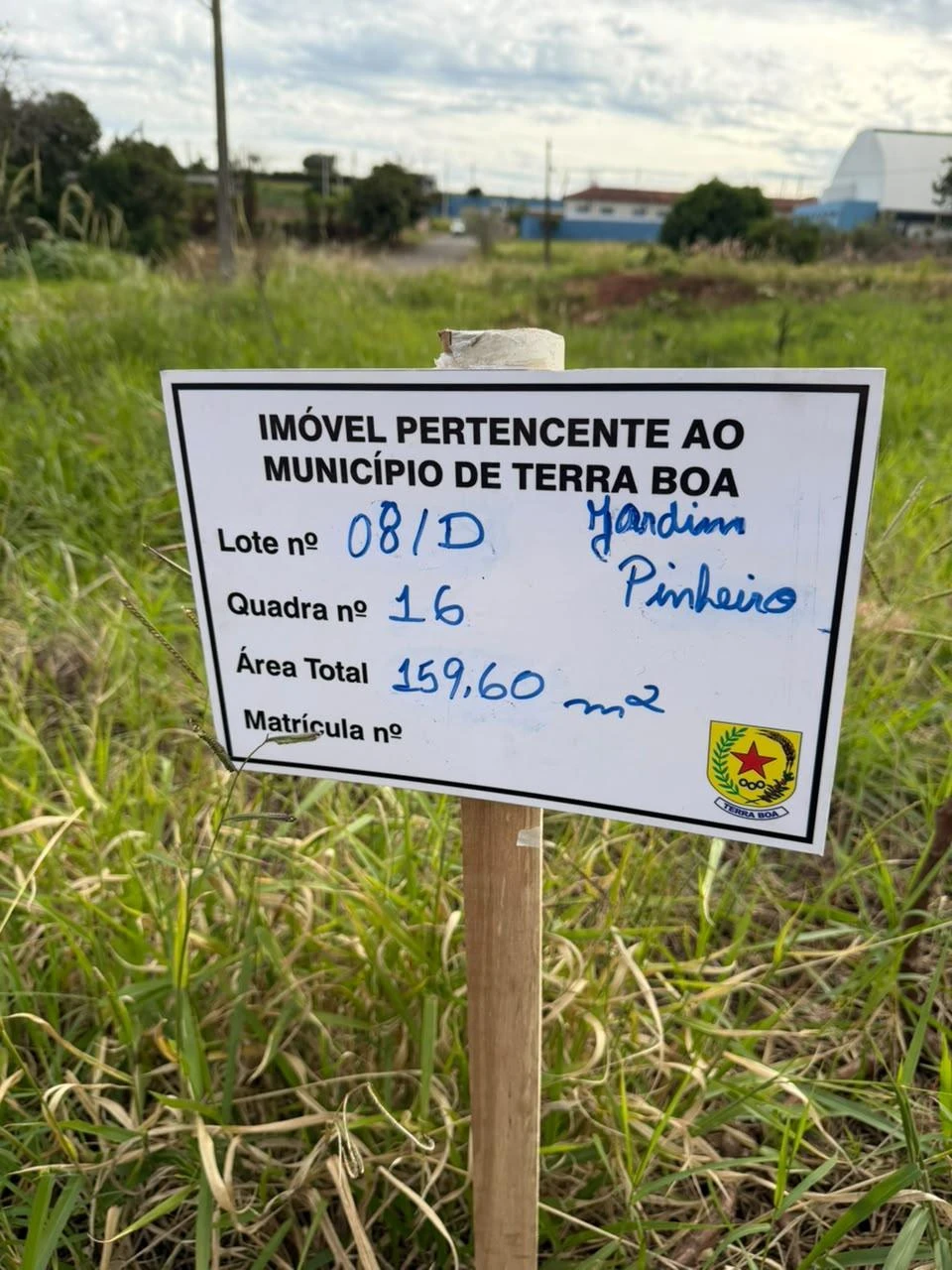Terreno com Lote 08/D no Loteamento Residencial Pinheiro em Terra Boa/PR em Terra Boa - Paraná