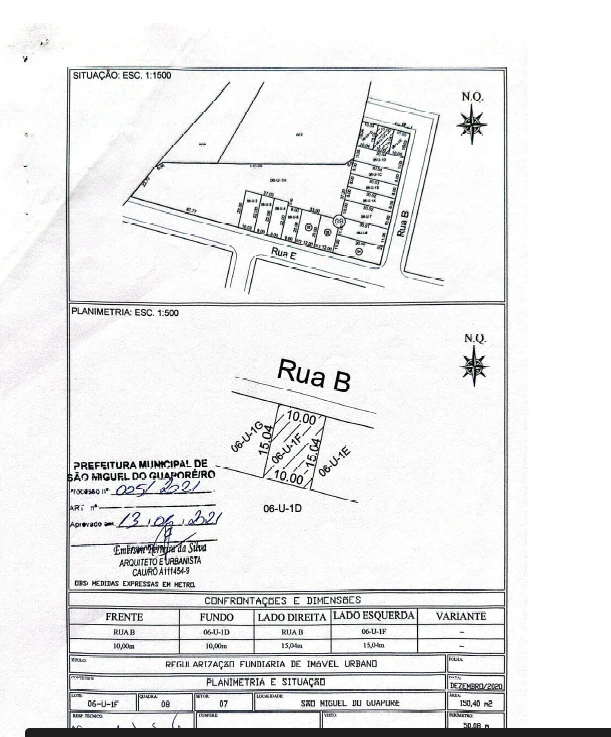 Terreno em São Miguel do Guaporé/RO em São Miguel Do Guaporé - Rondônia