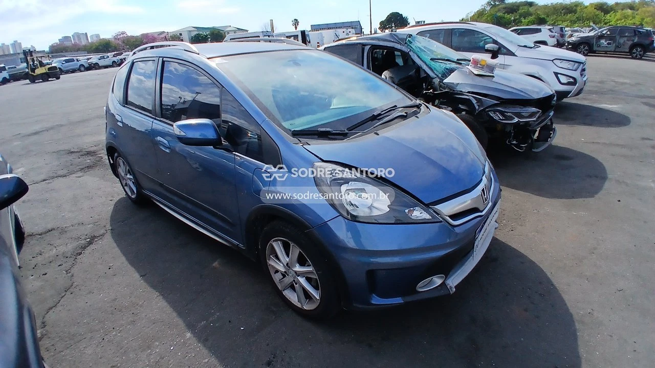Honda Fit Twist 2013/2014 Manual Azul