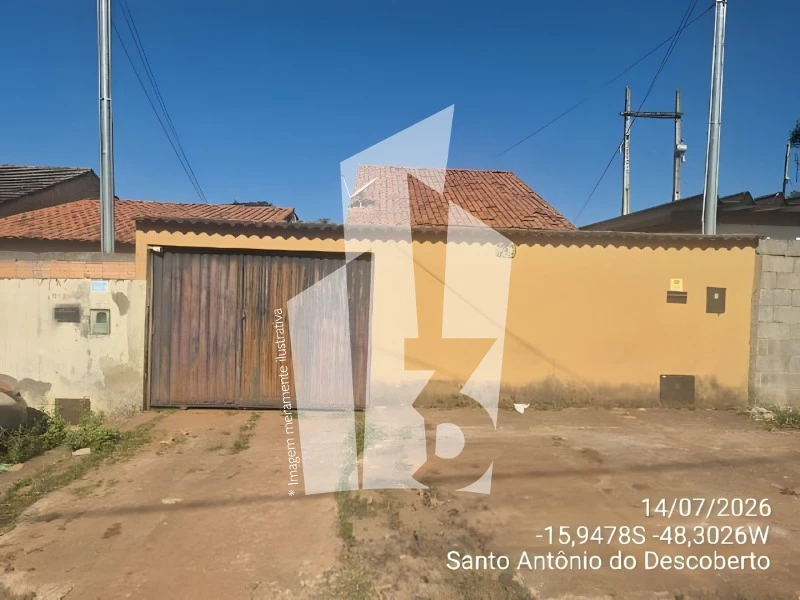 Casa com 2 Quartos em Santo Antônio do Descoberto/GO em Santo Antônio Do Descoberto - Goiás